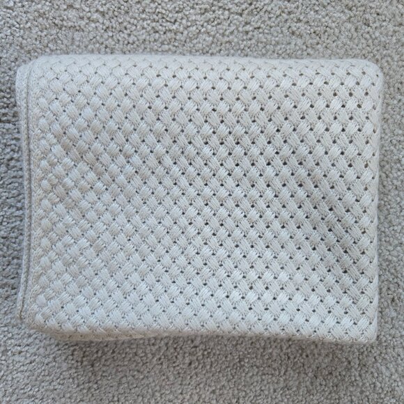 Organic Work Accessories - Organic Work Cashmere Basketweave Scarf Natural/Oatmeal